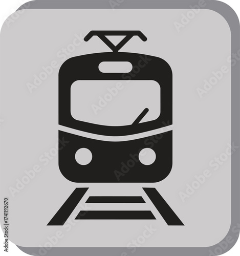 Train transportation icon
