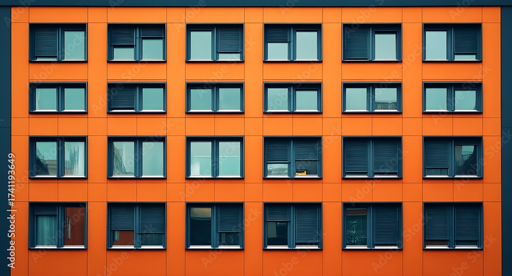 Fototapeta premium A typical office building facade.