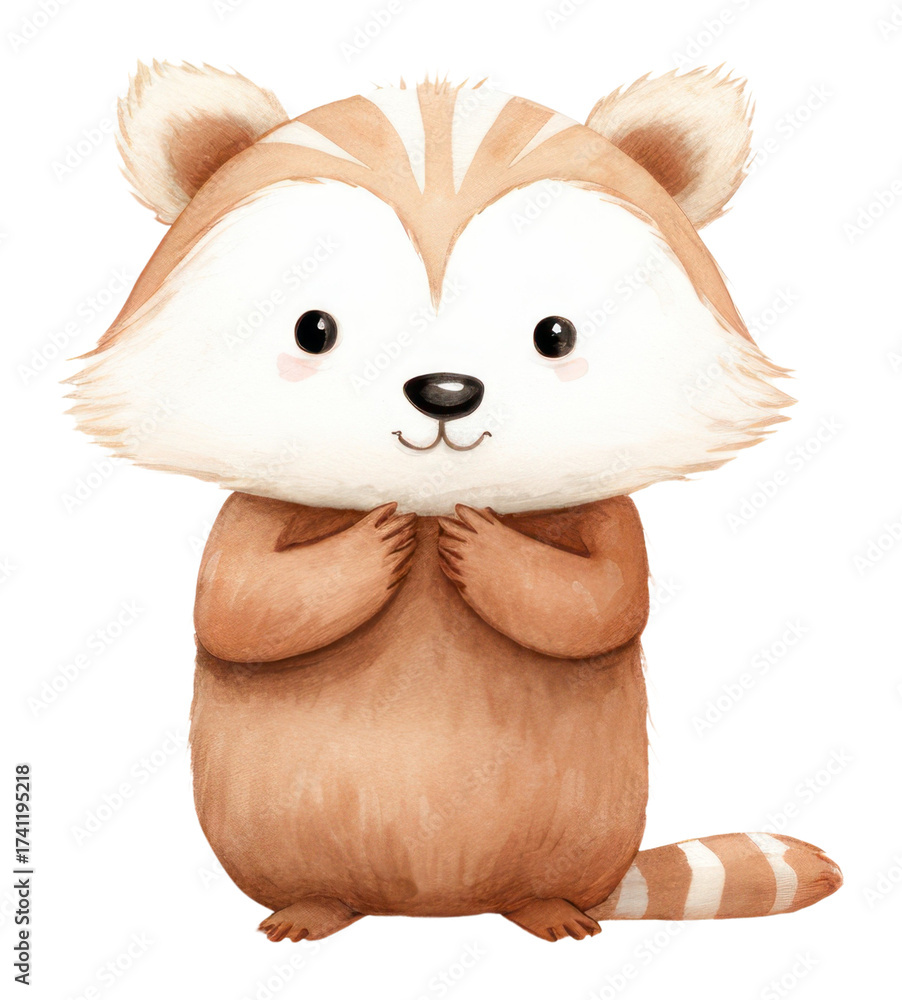 Fototapeta premium PNG Cute animals toy white background representation.