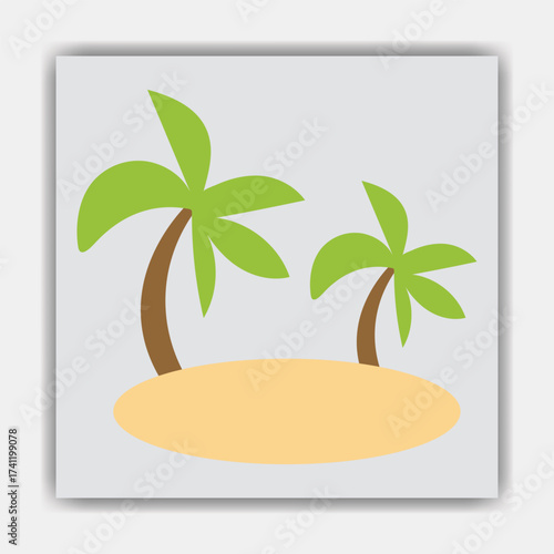   Palm tree silhouettes. black palm tree shapes isolated vector
