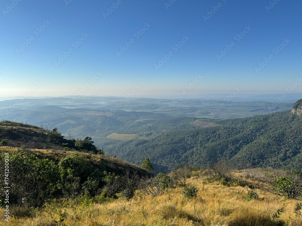 Fototapeta premium mountain landscape with blue sky