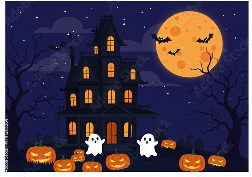 Spooky Halloween Night