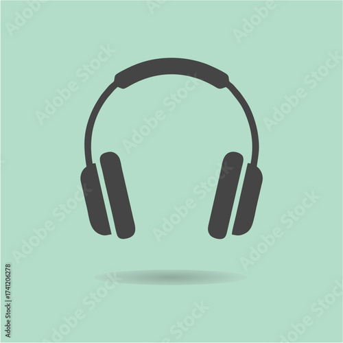 headphones icon vector illustration