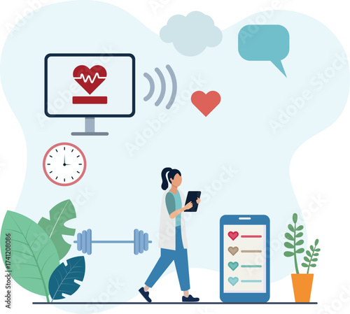 Telemedicine and Digital Health Monitoring with Wearable Devices