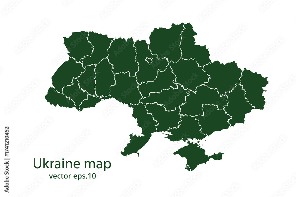 Obraz premium Ukraine map