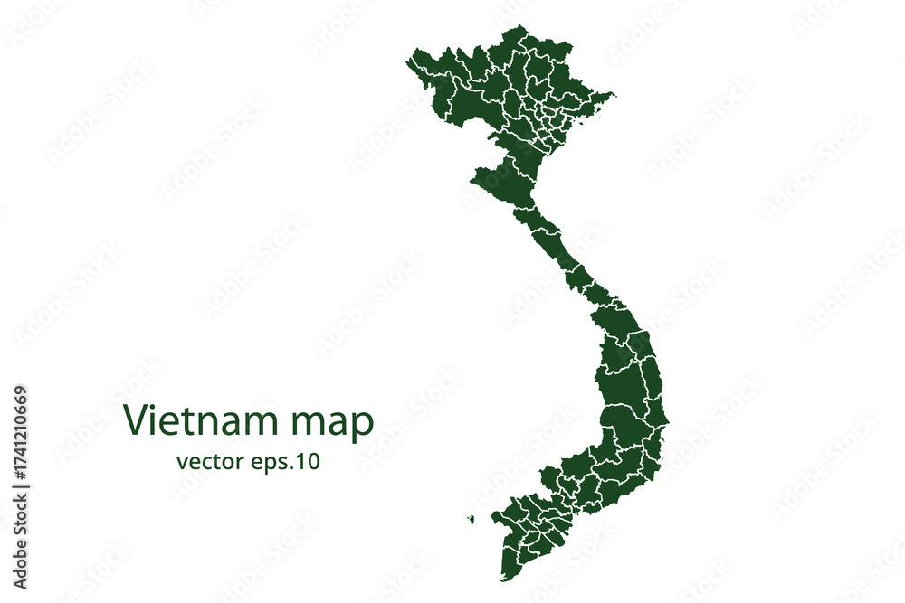 Obraz premium Vietnam map