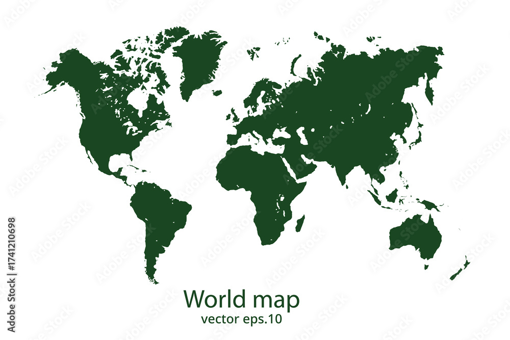 Naklejka premium World map