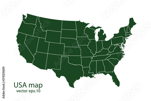USA map