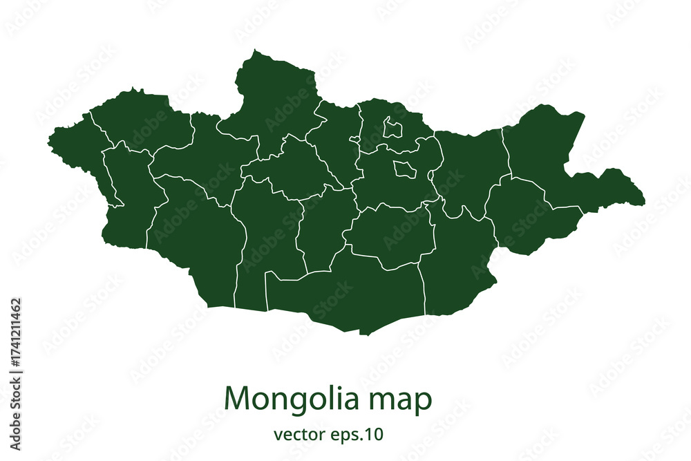 Fototapeta premium Mongolia map