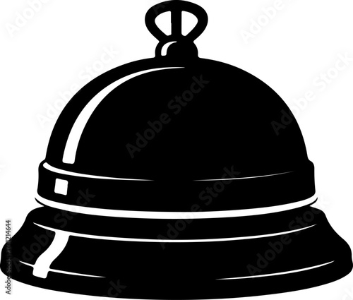 bell icon silhouette vector illustration