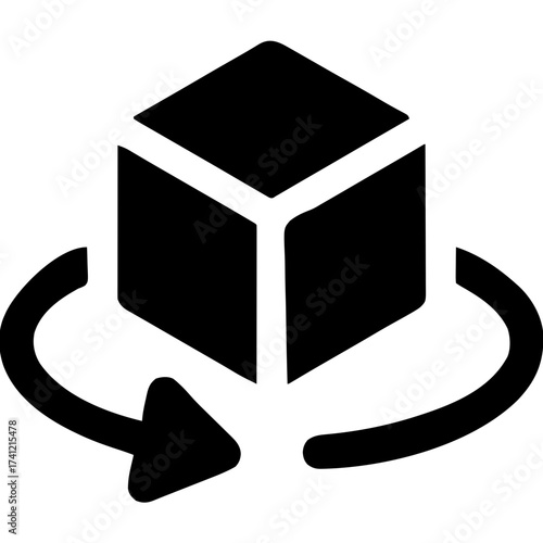 black and white cubes