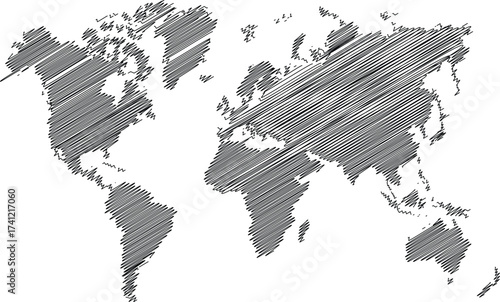 Abstract World Map Background