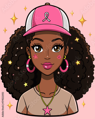 in October We Wear Pink Black Women Breast Cancer Awareness T-Shirt