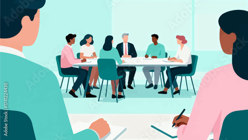 Group of people in a meeting