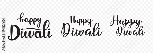 Diwali typography is a good use for Diwali posters and banners title or any graphic design you want easy to use or change color Fonts
