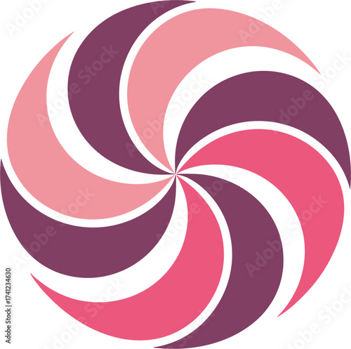 Swirl Design Abstract Twisted Pattern