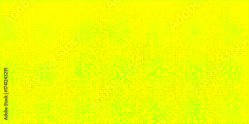 Dots halftone green color pattern gradient texture with technology digital background. Dots pop art comics with nature graphic design
