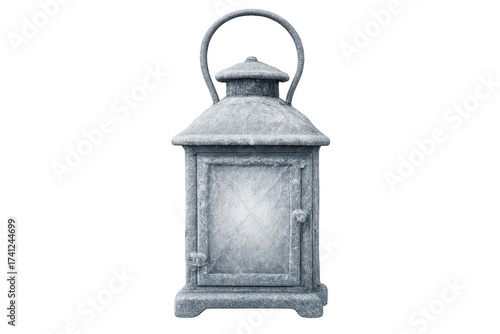 Wallpaper Mural Old rustic metal lantern covered in snow Torontodigital.ca