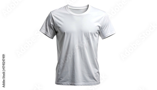 White TShirt Isolated on a White Background.