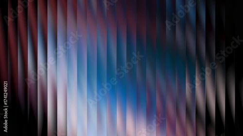 Abstract background with blurred vertical stripes of blue and purple hues