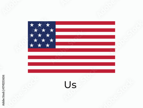 Country flag vector design template. 