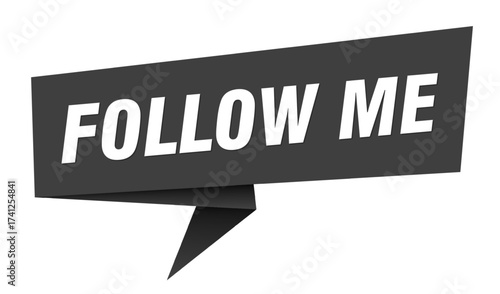 Foto follow me banner