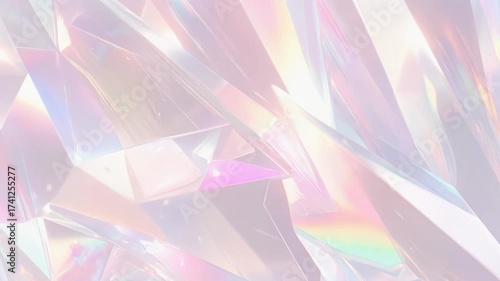 綺麗なクリスタルの背景テクスチャ　　ピンク	
