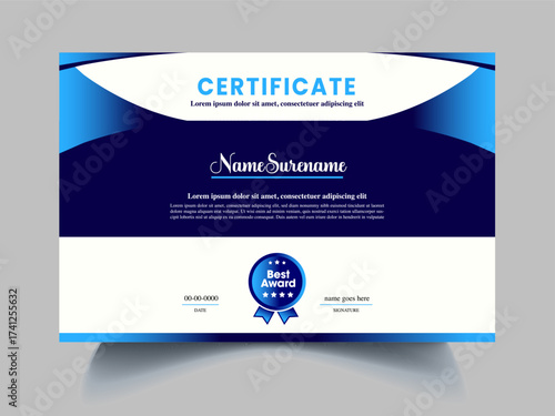 certificate design template