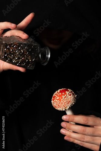 Witch with amanita