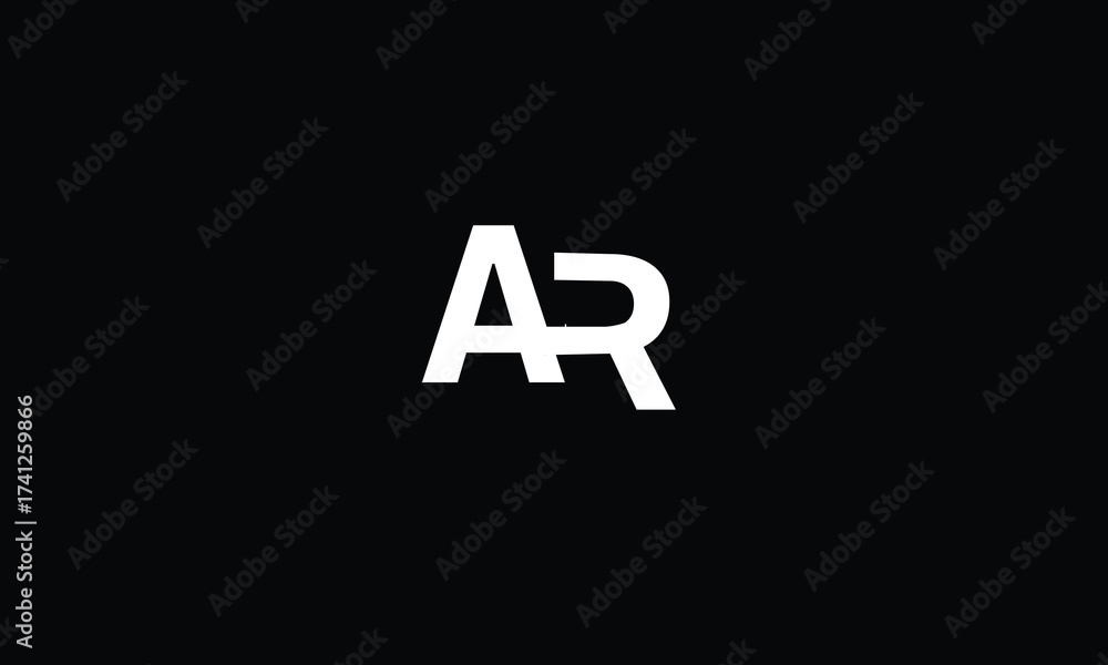 Fototapeta premium AR,RA,A,R,R,A,A,R abstract, letters, logo, monogram, style, symbols, ambitions, icons, 