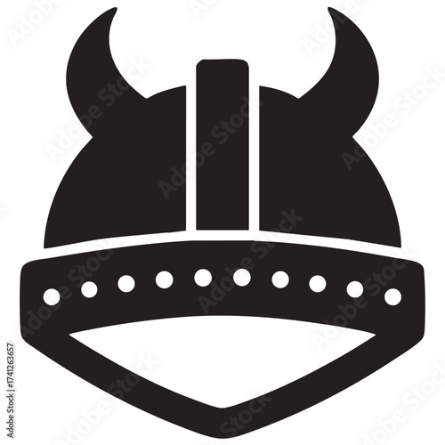 Viking helmet icon