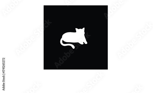 Cat shape icon