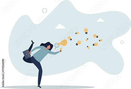 Creativity to create new business idea or solution for work problem, entrepreneurship to think about business concept.life and employment of people.