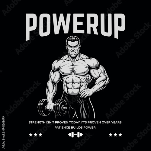 Streetwear POWERUP Beast Mode T-Shirt – Elite Gym Streetwear for Strength