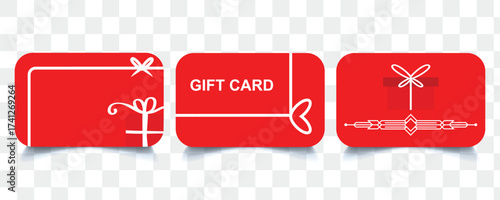 Gift card icon vector, Symbol, logo illustrations