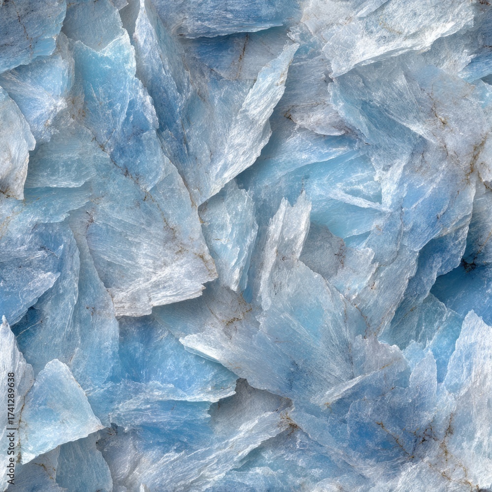 Obraz premium Abstract blue and silver textured background with layered patterns.