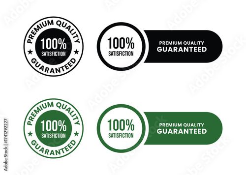 100 percent premium quality satisfaction guaranteed. 100 percent premium quality satisfaction guaranteed icon, logo, label, seal, tag, sign, seal, symbol, badge, stamp, sticker