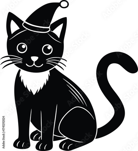 Whimsical stylized mythical griffin dragon head logo in a leafy wreath