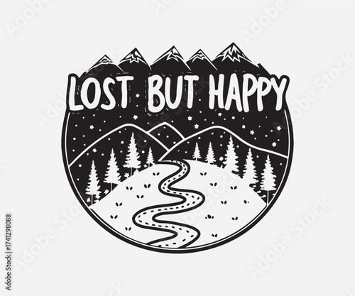 Typographic t-shirt design with some variants of motivational quotes