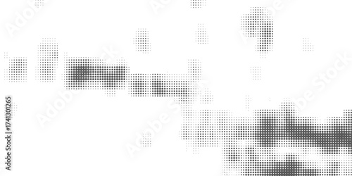 Abstract vector noise. Small particles of debris and dust. Distressed uneven background. Grunge with fine grains isolated on white background. Vector illustration. EPS10.