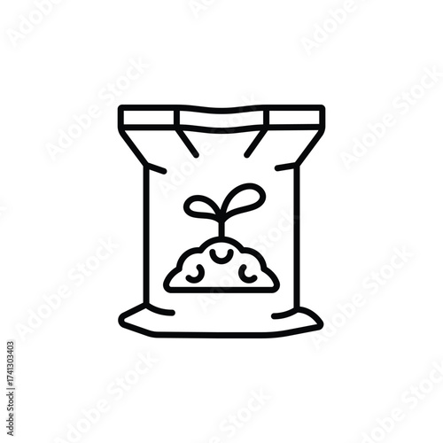 Bag with sprout