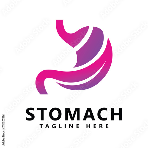 Stomach care logo vector design template creative stomach icon