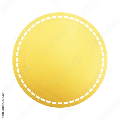 blank gold label