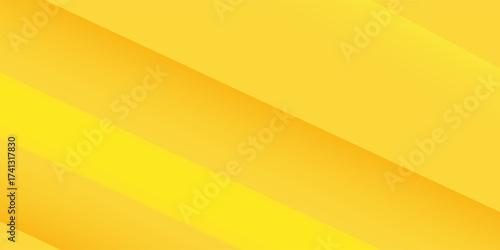 Orange yellow lemon mustard gold abstract pattern background. Geometric shape. Diagonal lines stripes. Color gradient ombre. Light bright shine. Space. Design. Template. Wide banner. Panoramic.Minimal