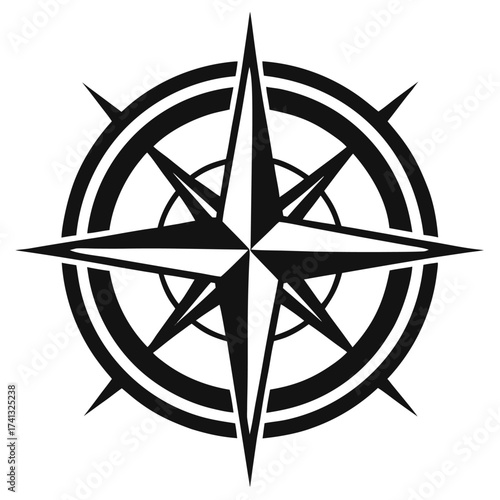 compass vector illustration