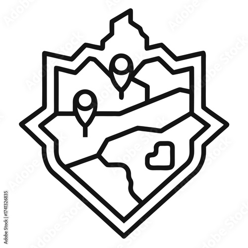hand holding a shield