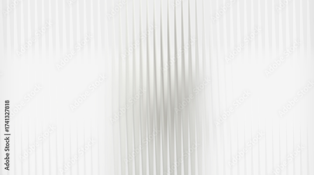 Fototapeta premium Abstract background with vertical ribbed texture and soft light