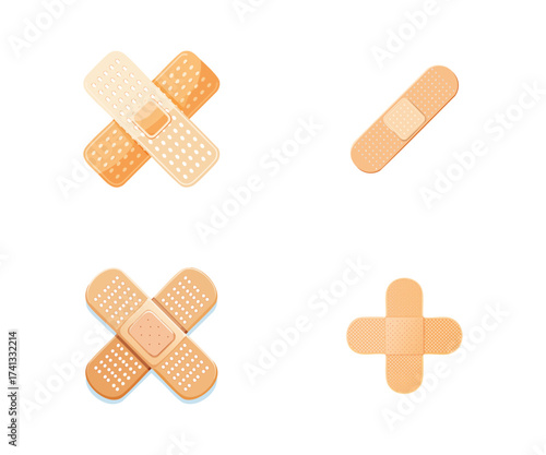 Medical bandages and first aid supplies