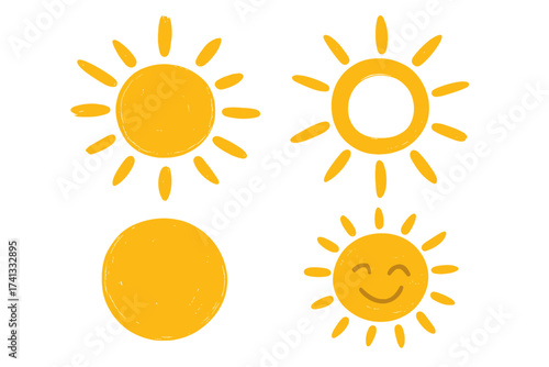 Twelve zodiac signs vector collection. Hand drawn cartoon style astrology symbols set. Horoscope icons for spiritual, esoteric, or magical design. Isolated on transparent.