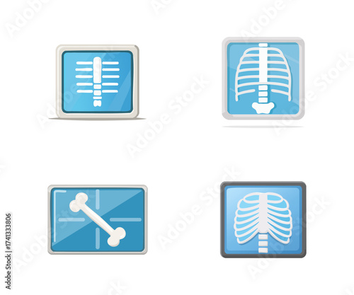 Medical X-ray Icon Set